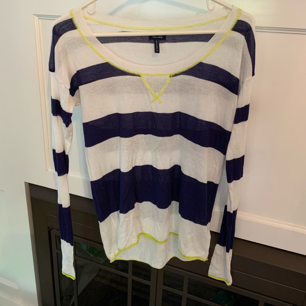 Splendid Striped Long Sleve Shirt-XS